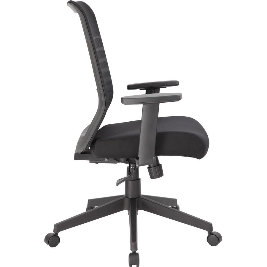 Lorell Removable Mesh Seat Cover - Fabric Seat - Black - Armrest - 1 Each. Picture 10