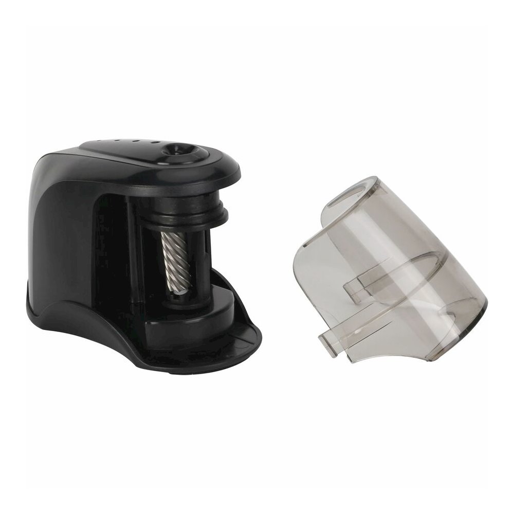 Business Source 2-way Electric Pencil Sharpener - AC Adapter Powered - Steel Alloy, ABS Plastic - 1 Each. Picture 7