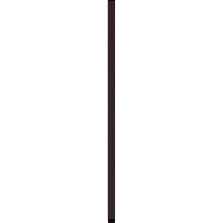 Lorell Essentials Series Credenza Half Leg - 12" x 1"28.5" - Finish: Espresso Laminate. Picture 7