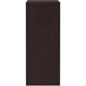 Lorell Essentials Series Stack-on Hutch with Doors - 36" Height x 48" Width x 15" Depth - 3 Door(s) - Finish: Espresso Laminate - 1 Each. Picture 4