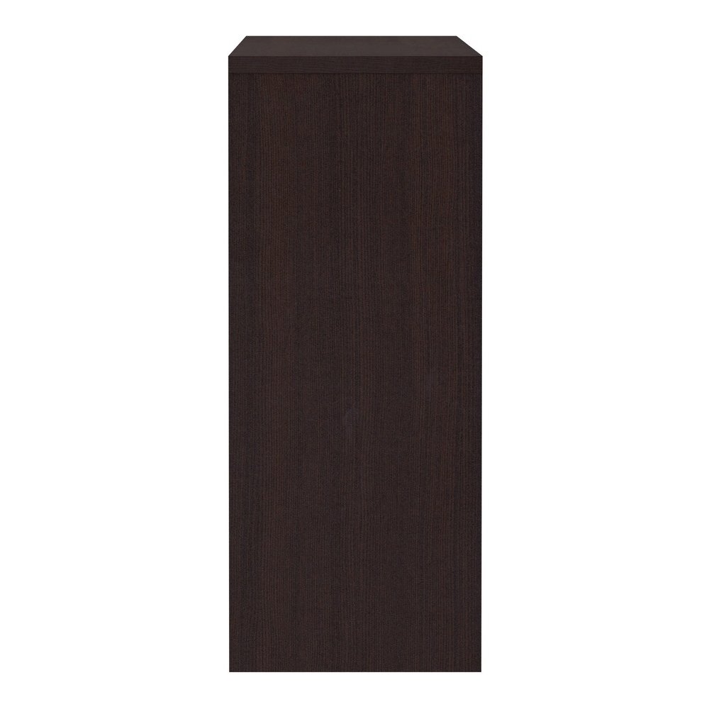 Lorell Essentials Series Stack-on Hutch with Doors - 36" Height x 66" Width x 15" Depth - 4 Door(s) - Finish: Espresso Laminate - 1 Each. Picture 9