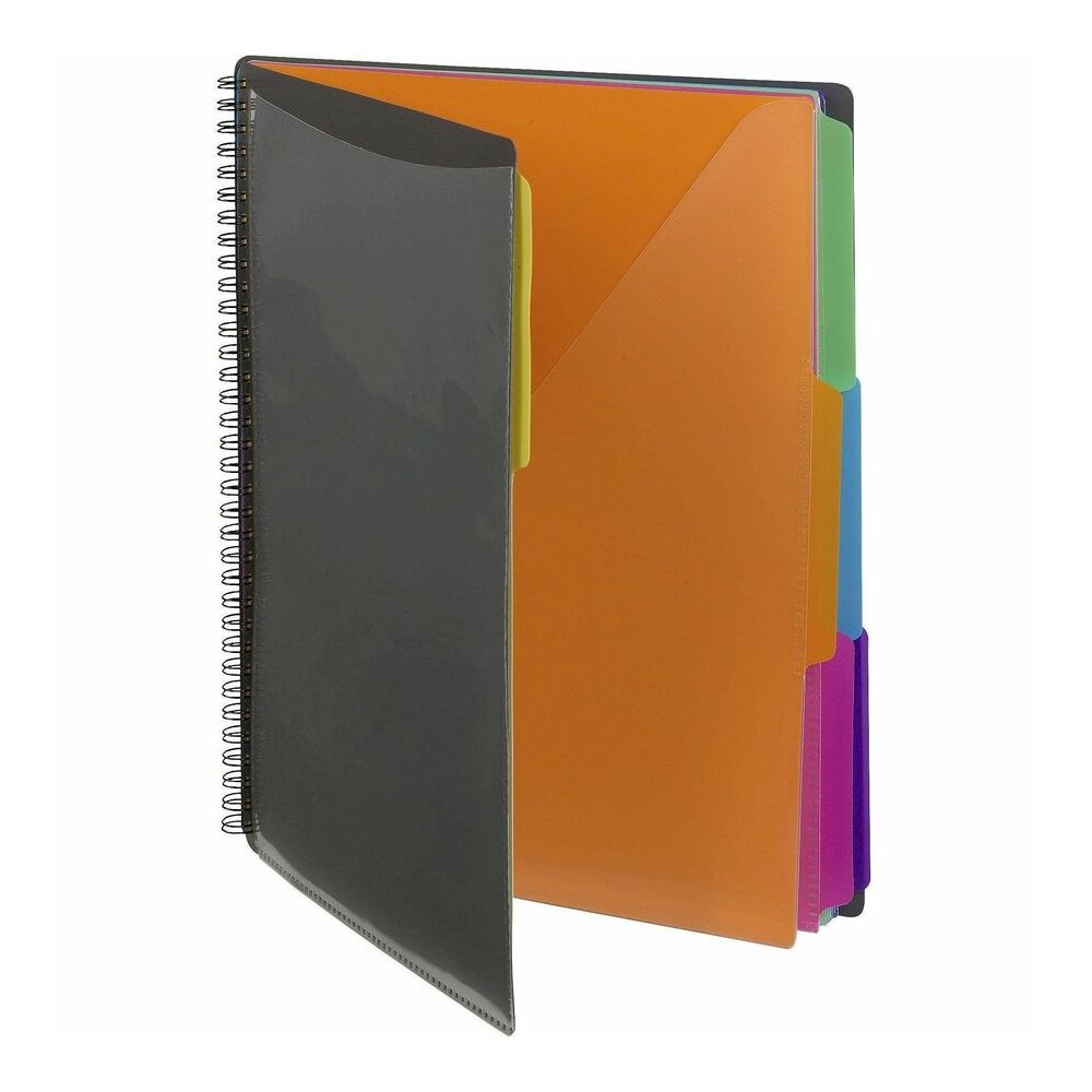 Smead 1/3 Tab Cut Letter Organizer Folder - 8 1/2" x 11" - 12 Pocket - Assorted Tab Position - Gray - 1 Each. Picture 8