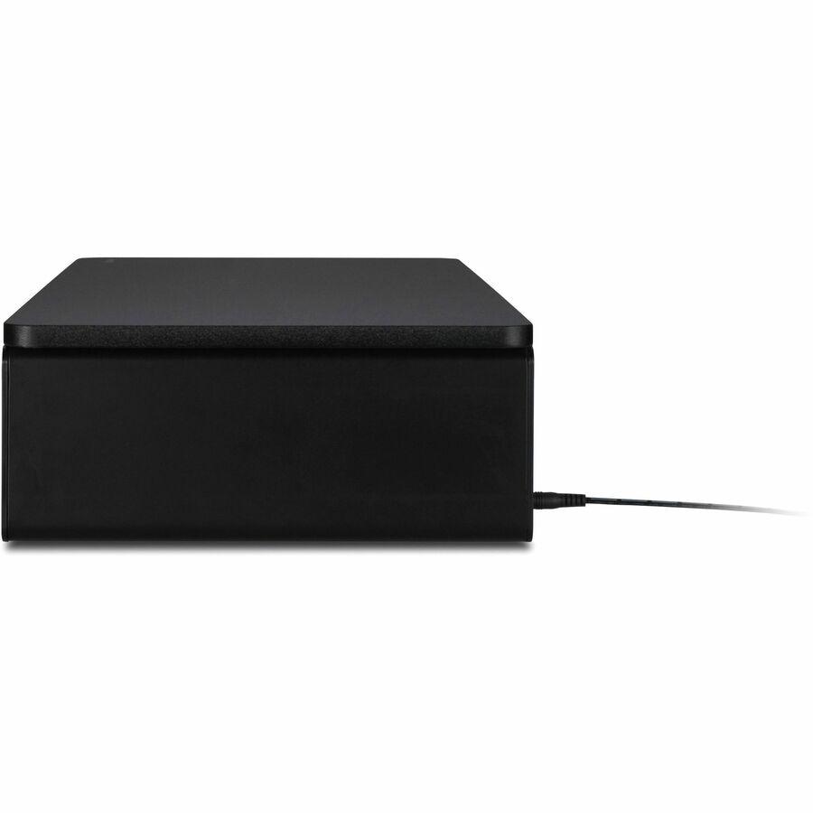 Kensington UVStand Monitor Stand with UVC Sanitization Compartment - Black. Picture 10