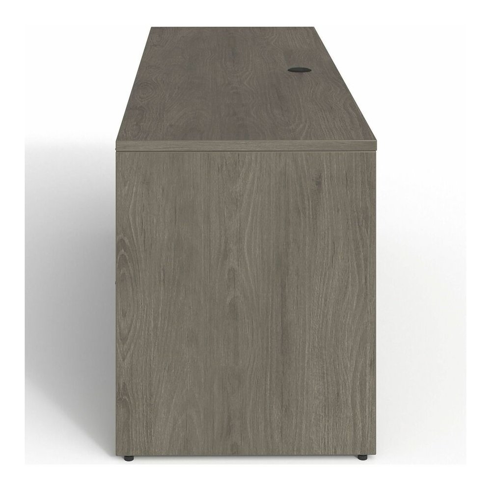 Lorell Prominence 2.0 Double-Pedestal Credenza - Rectangle - 29" Height x 72" Width x 24" Depth, 1" Thickness Top - Total Drawer(s): 2 - Double Pedestal on Left/Right Side - Band Edge - Material: Part. Picture 9