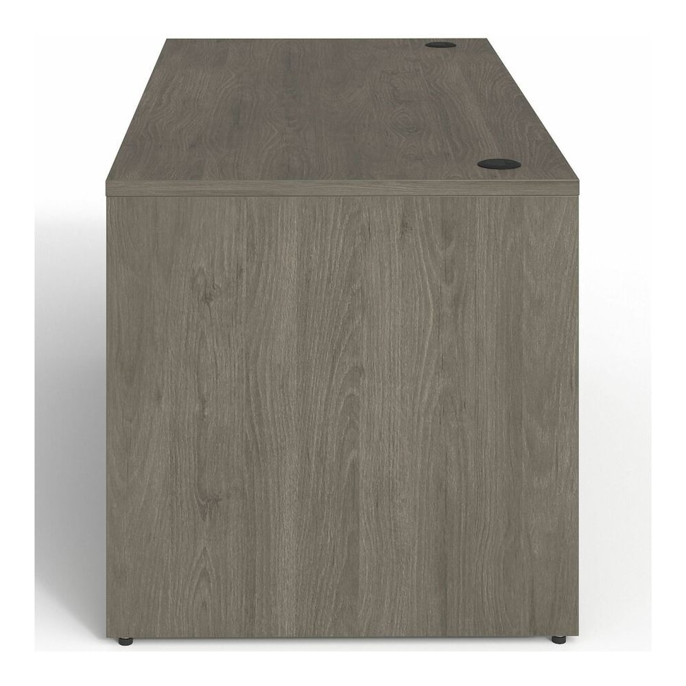 Lorell Prominence 2.0 Right-Pedestal Desk - Rectangle - 29" Height x 60" Width x 30" Depth, 1" Thickness Top - Total Drawer(s): 3 - Single Pedestal on Right Side - Band Edge - Material: Particleboard . Picture 9
