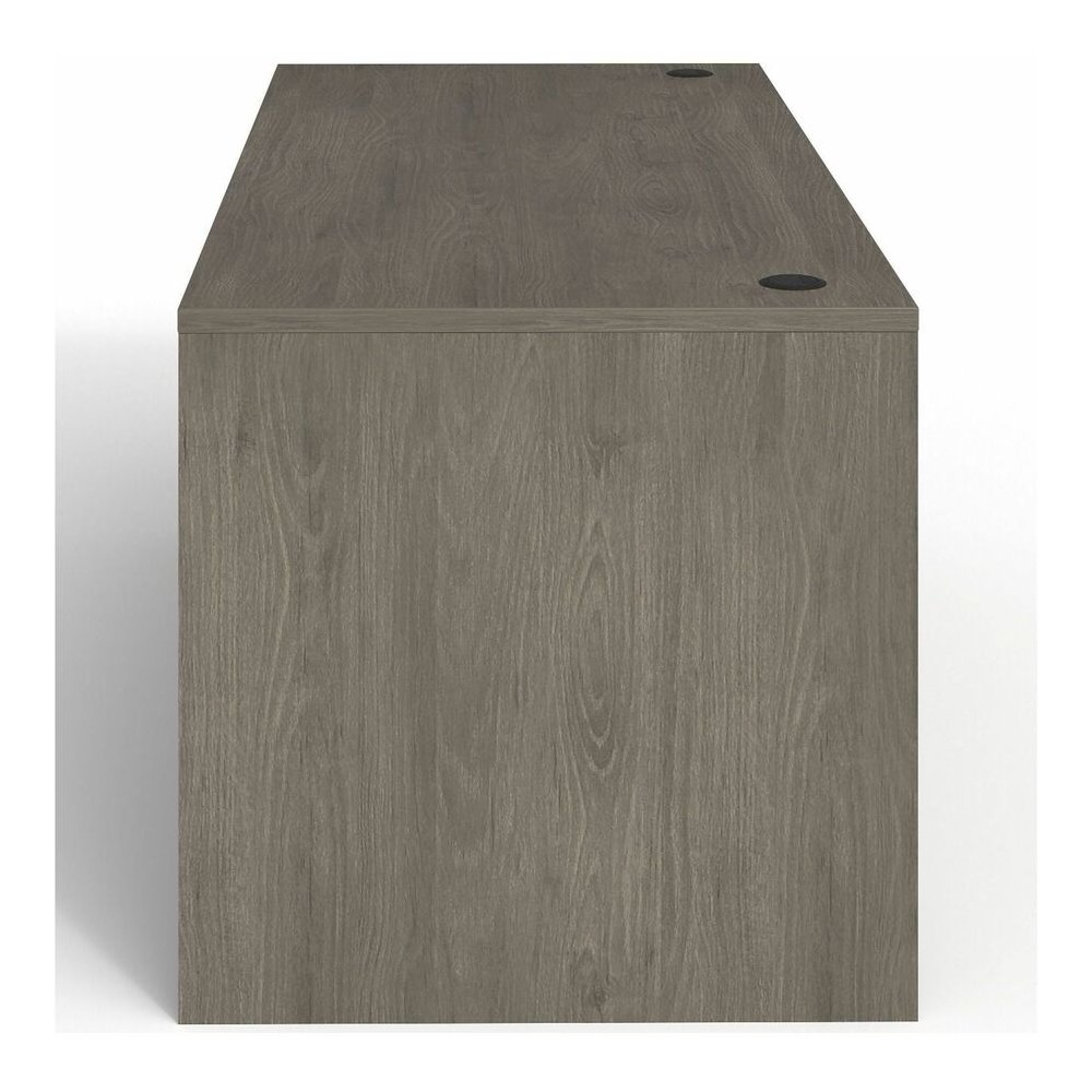 Lorell Prominence 2.0 Left-Pedestal Desk - Rectangle - 29" Height x 66" Width x 30" Depth, 1" Thickness Top - Total Drawer(s): 3 - Single Pedestal on Left Side - Band Edge - Material: Particleboard - . Picture 10