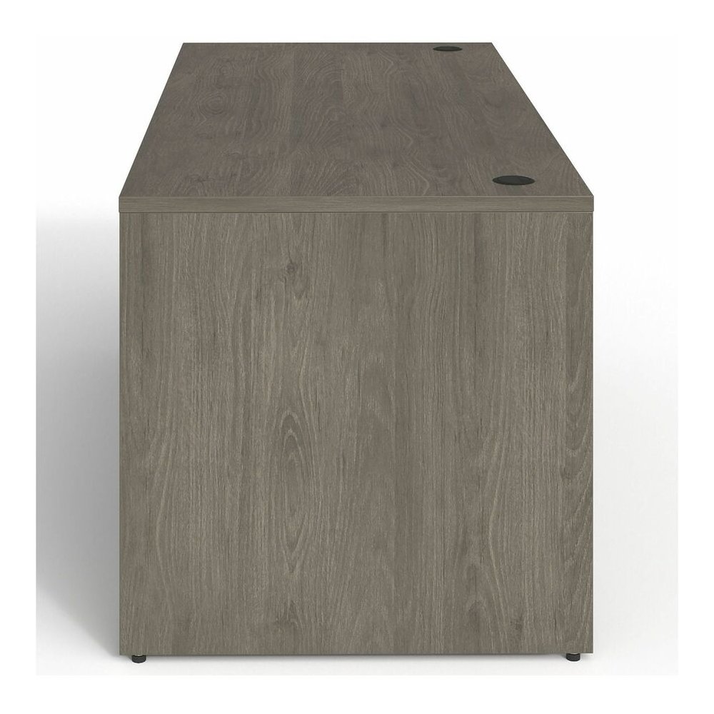 Lorell Prominence 2.0 Right-Pedestal Desk - Rectangle - 29" Height x 66" Width x 30" Depth, 1" Thickness Top - Total Drawer(s): 3 - Single Pedestal on Right Side - Band Edge - Material: Particleboard . Picture 9