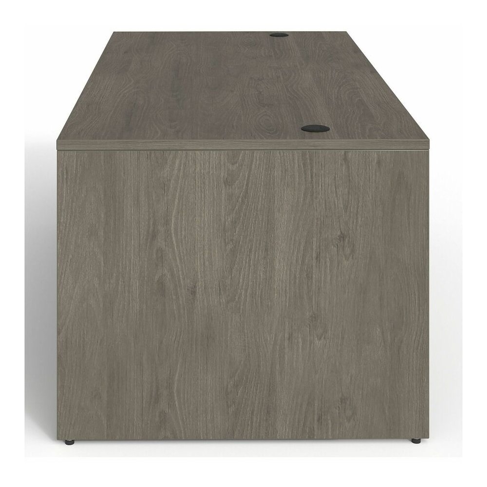 Lorell Prominence 2.0 Double-Pedestal Desk - Rectangle - 29" Height x 72" Width x 36" Depth, 1" Thickness Top - Total Drawer(s): 5 - Double Pedestal on Left/Right Side - Band Edge - Material: Particle. Picture 10