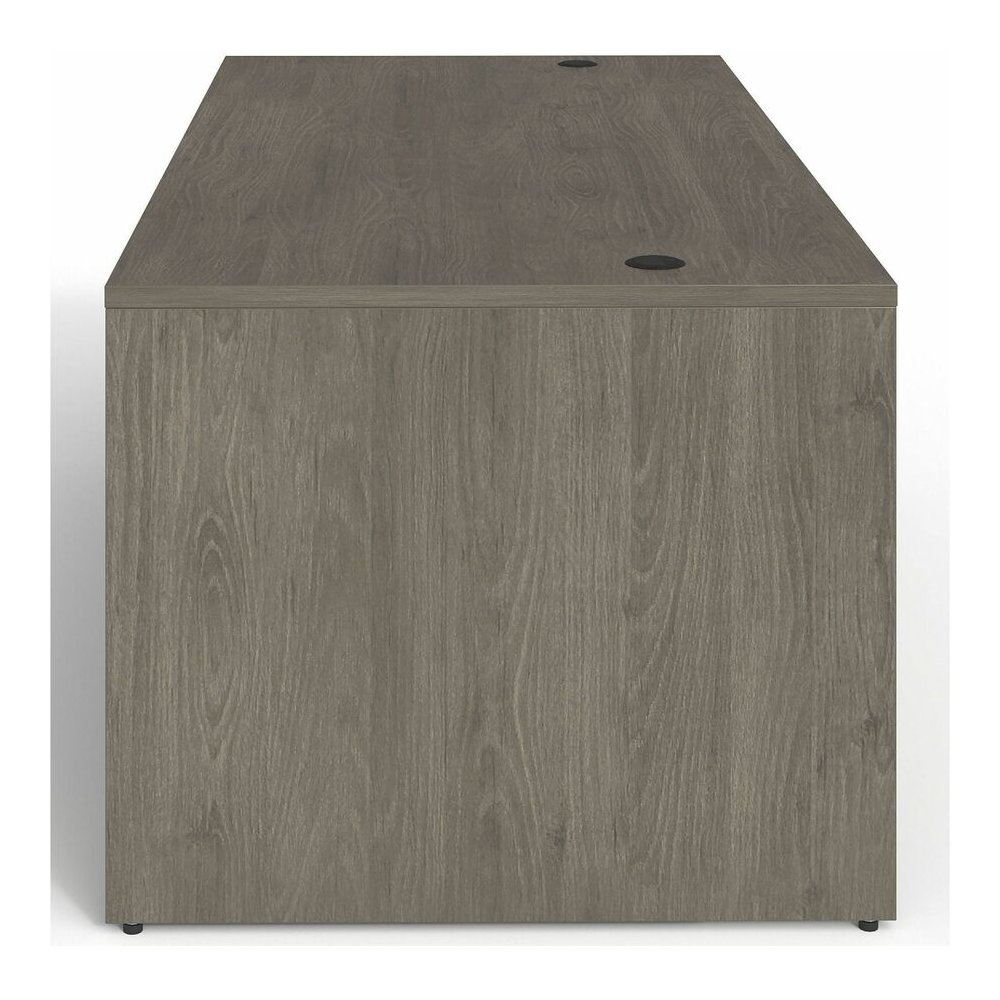Lorell Prominence 2.0 Right-Pedestal Desk - Rectangle - 29" Height x 72" Width x 36" Depth, 1" Thickness Top - Total Drawer(s): 3 - Single Pedestal on Right Side - Band Edge - Material: Particleboard . Picture 12