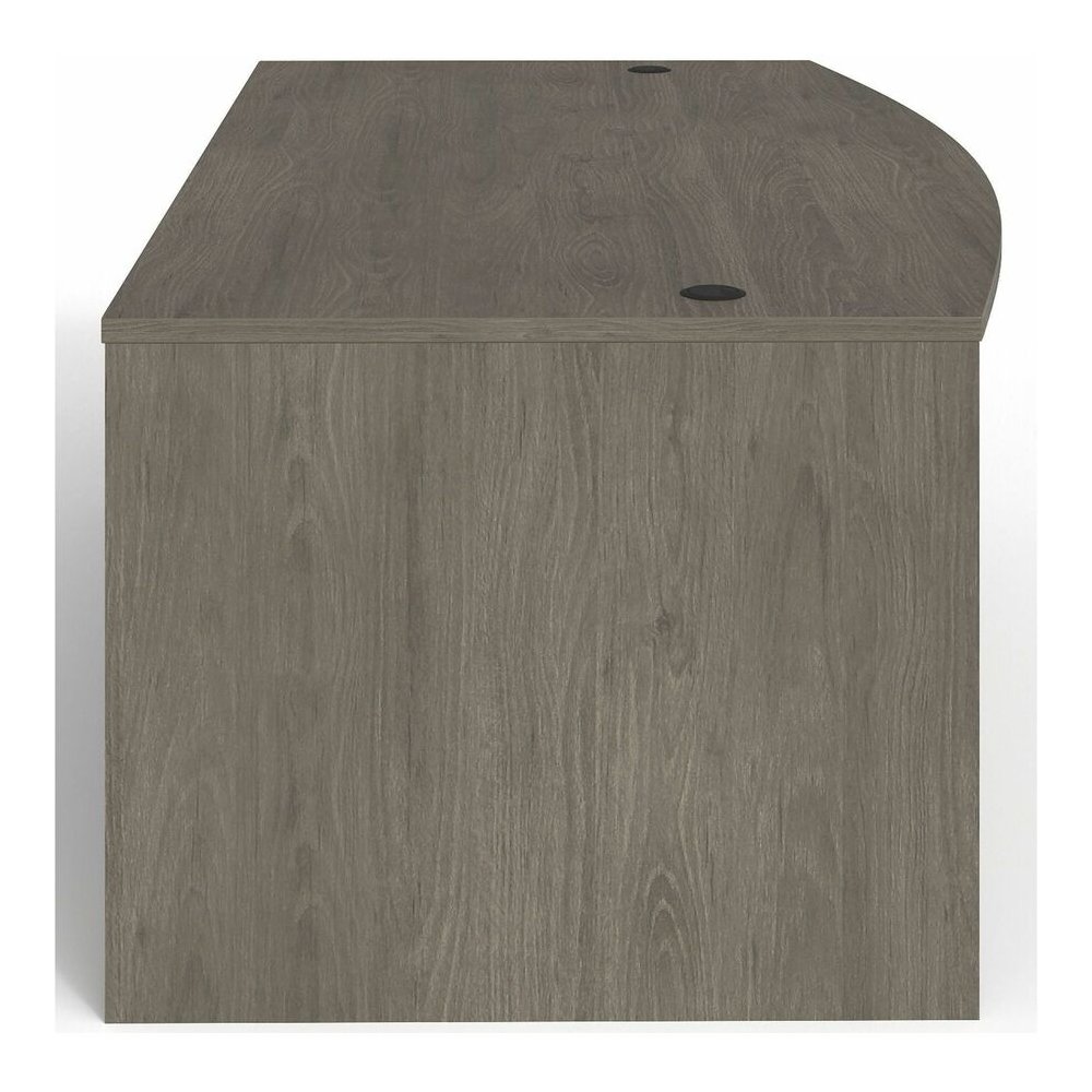 Lorell Prominence 2.0 Bowfront Double-Pedestal Desk - Rectangle - 29" Height x 72" Width x 42" Depth, 1" Thickness Top - Total Drawer(s): 5 - Double Pedestal on Left/Right Side - Band Edge - Material:. Picture 10