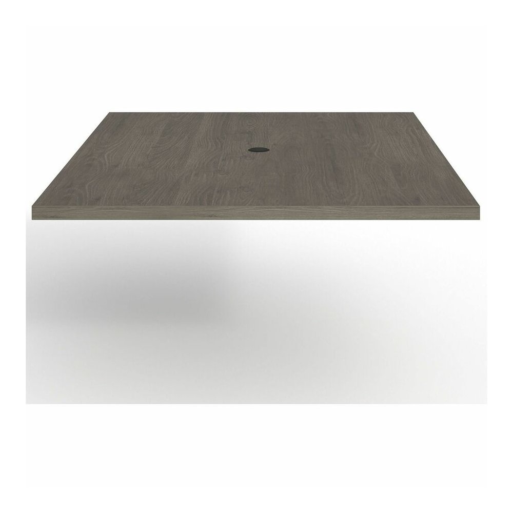 Lorell Prominence 2.0 Rectangular Conference Tabletop - Rectangle - 60" Width x 48" Depth, x 1.5" Thickness Top - Material: Particleboard - Finish: Gray Elm - Laminated, Durable, Mar Resistant, Burn R. Picture 7