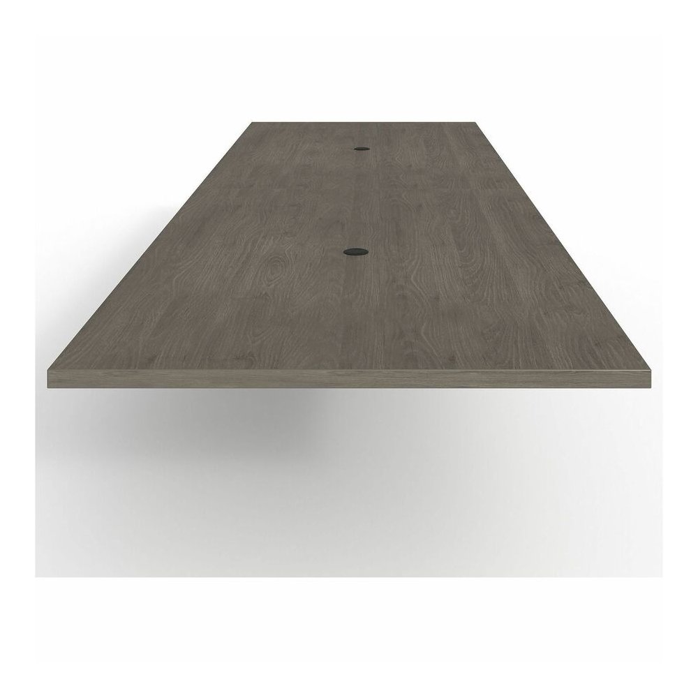 Lorell Prominence 2.0 Rectangular Conference Tabletop - Rectangle - 72" Width x 48" Depth, x 1.5" Thickness Top - Material: Particleboard - Finish: Gray Elm - Laminated, Durable, Mar Resistant, Burn R. Picture 11