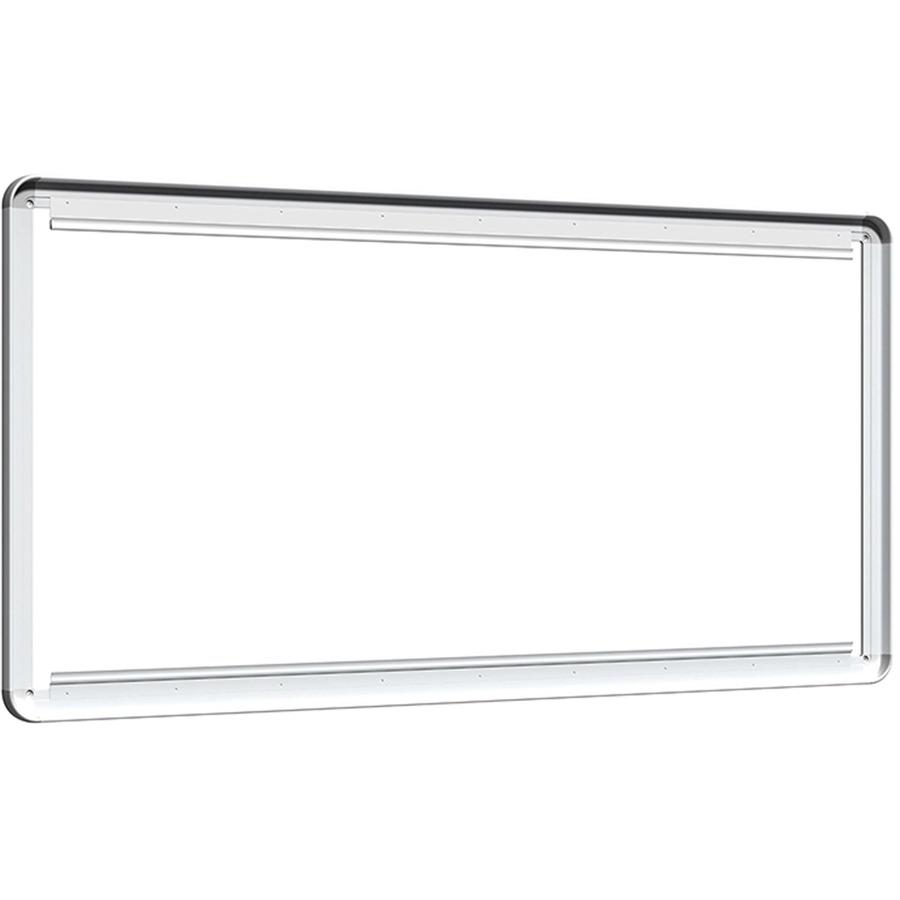 Lorell Mounting Frame for Whiteboard - Silver - Aluminum - 1 Each. Picture 3