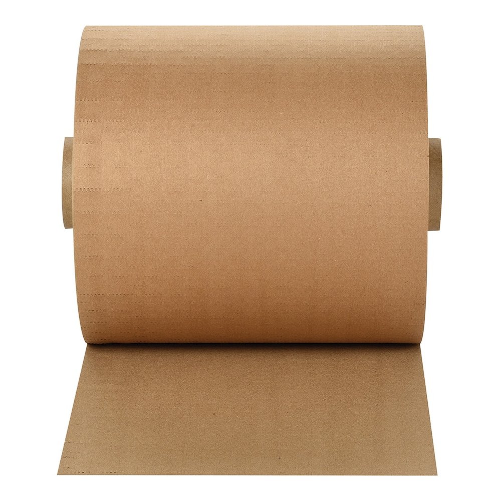 Scotch Cushion Lock Protective Wrap - 12" Width x 1000 ft Length - Recyclable, Easy Tear - Brown - 1 Roll. Picture 8