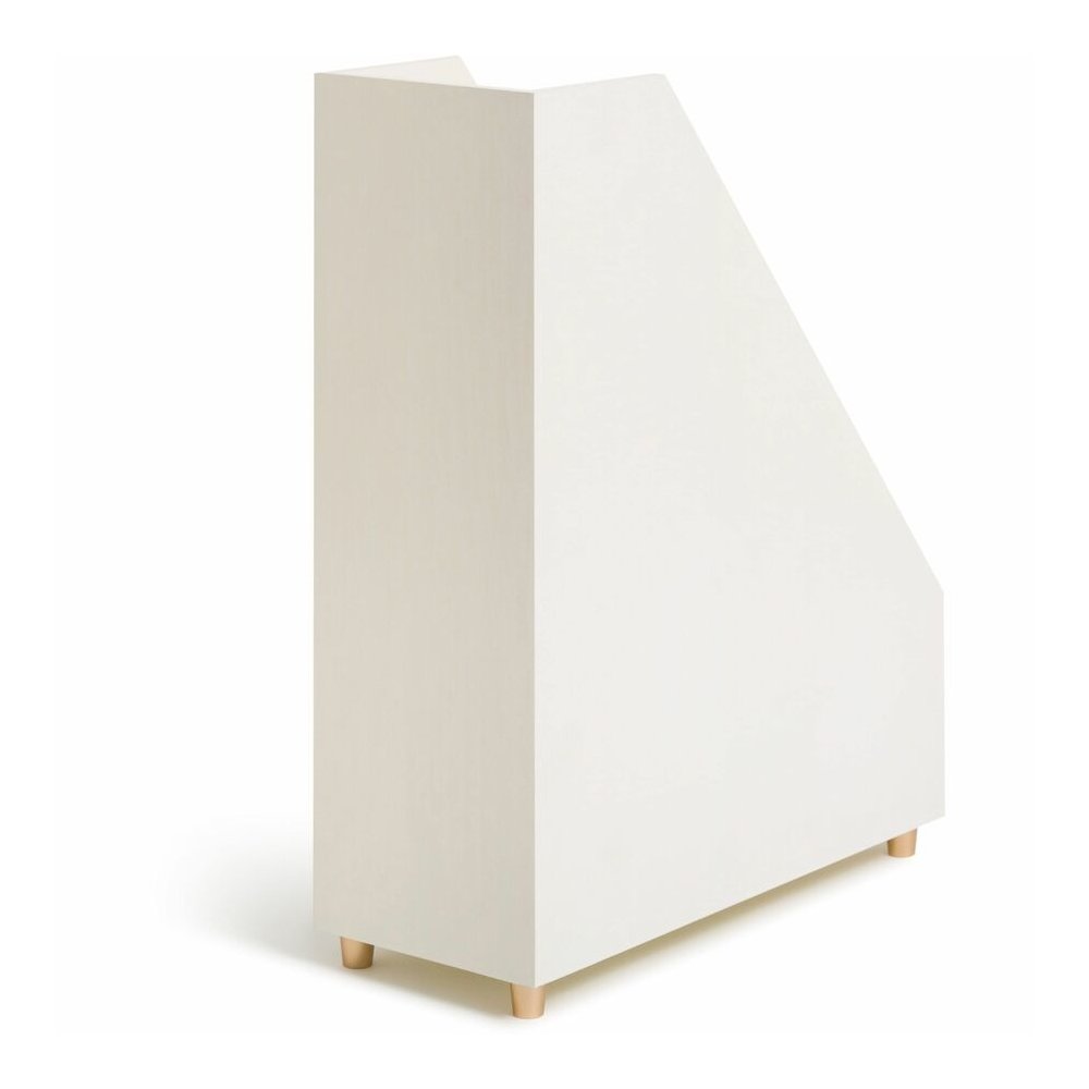 U Brands Juliet Magazine Holder - White - Pine Wood - 1 Each. Picture 9