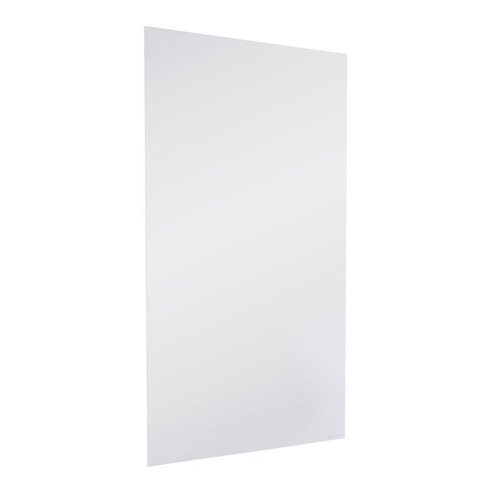 Quartet InvisaMount Vertical Glass Dry-Erase Board - 42x72 - 72" (6 ft) Width x 42" (3.5 ft) Height - White Glass Surface - Rectangle - Vertical - Magnetic - 1 Each. Picture 6