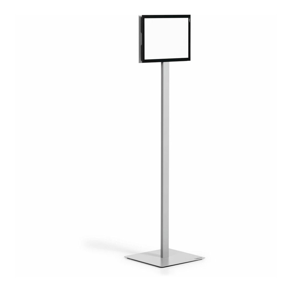 DURABLE Info Basic Floor Stand - Floor - Charcoal Gray - For Reception Area, Waiting Room, Lobby, Trade Show - Double-sided, Weighted Base, Magnetic. Picture 10