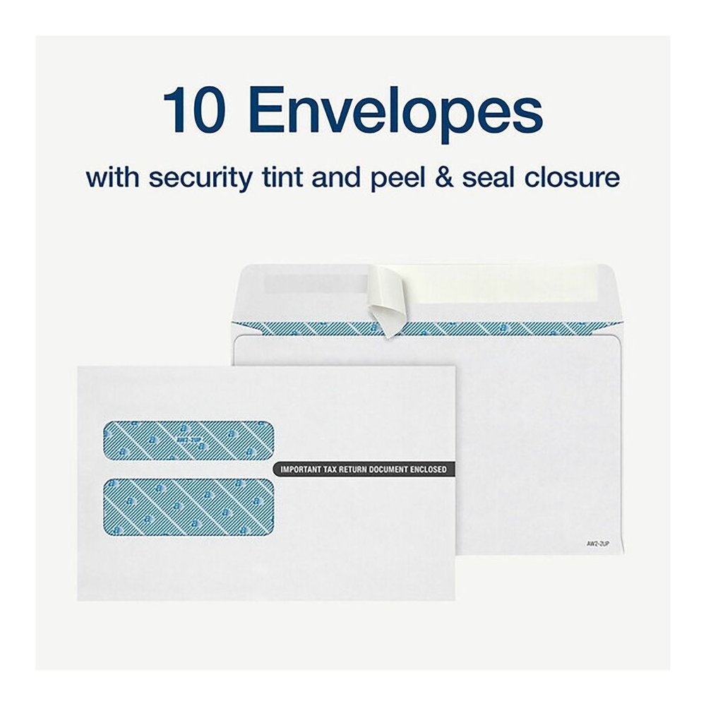 TOPS W2 Laser Forms 6-part Tax Kit - 6 Part - Carbonless Copy - 8" x 5.50" Form Size - Letter - White Sheet(s) - 1 Pack. Picture 12
