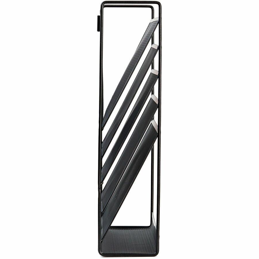 Lorell 5-Pocket Wall File - 5 Pocket(s) - Black - Steel Mesh - 1 Each. Picture 10