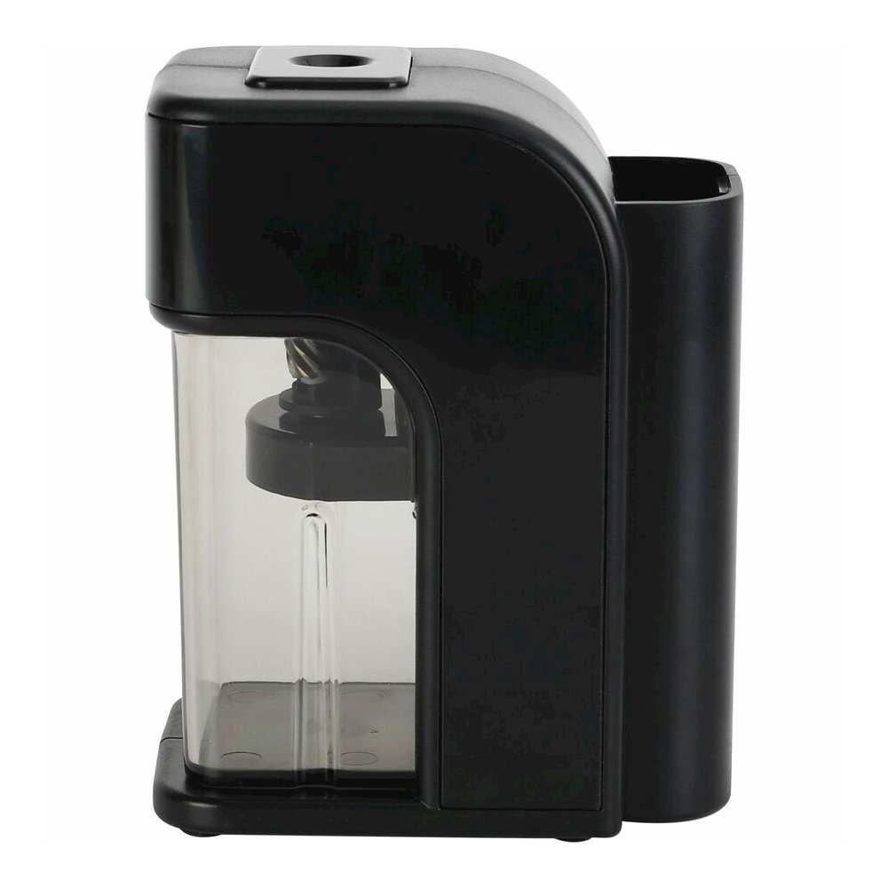 Business Source Electric Pencil Sharpener - Helical - AC Adapter, DC Adapter Powered - Black - 1 Each. Picture 11