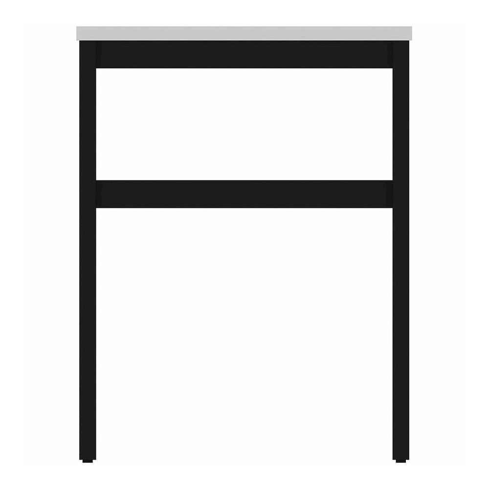 Lorell Table Base - Powder Coated H-shaped, Black Base - 28.50" Height x 71.60" Width x 23.20" Depth - Metal Base Material - 1 Each. Picture 13
