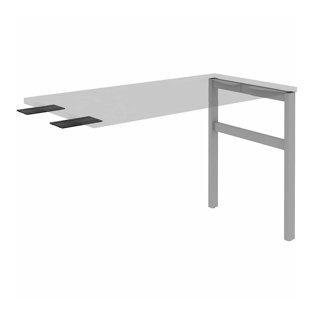 Lorell Adjustable Table Leg Bases & Returns - Assembly Required - Silver - 1 / Each. Picture 13