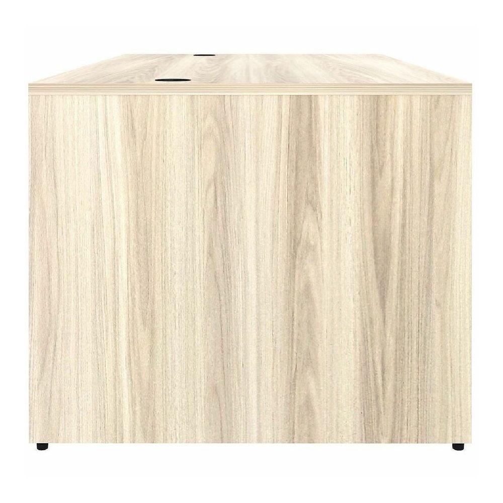 Lorell Essentials Retangular Desk Shell - 29.50" Height x 70.90" Width x 35.40" Depth - Assembly Required - Modern Elm - 1 Each. Picture 10