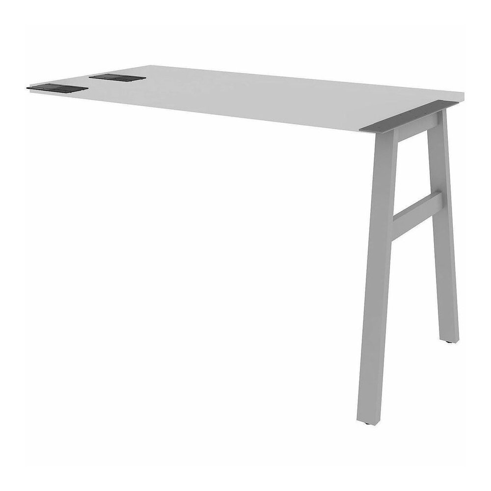 Lorell Adjustable Table Leg Bases & Returns - Assembly Required - Silver - 1 / Each. Picture 12