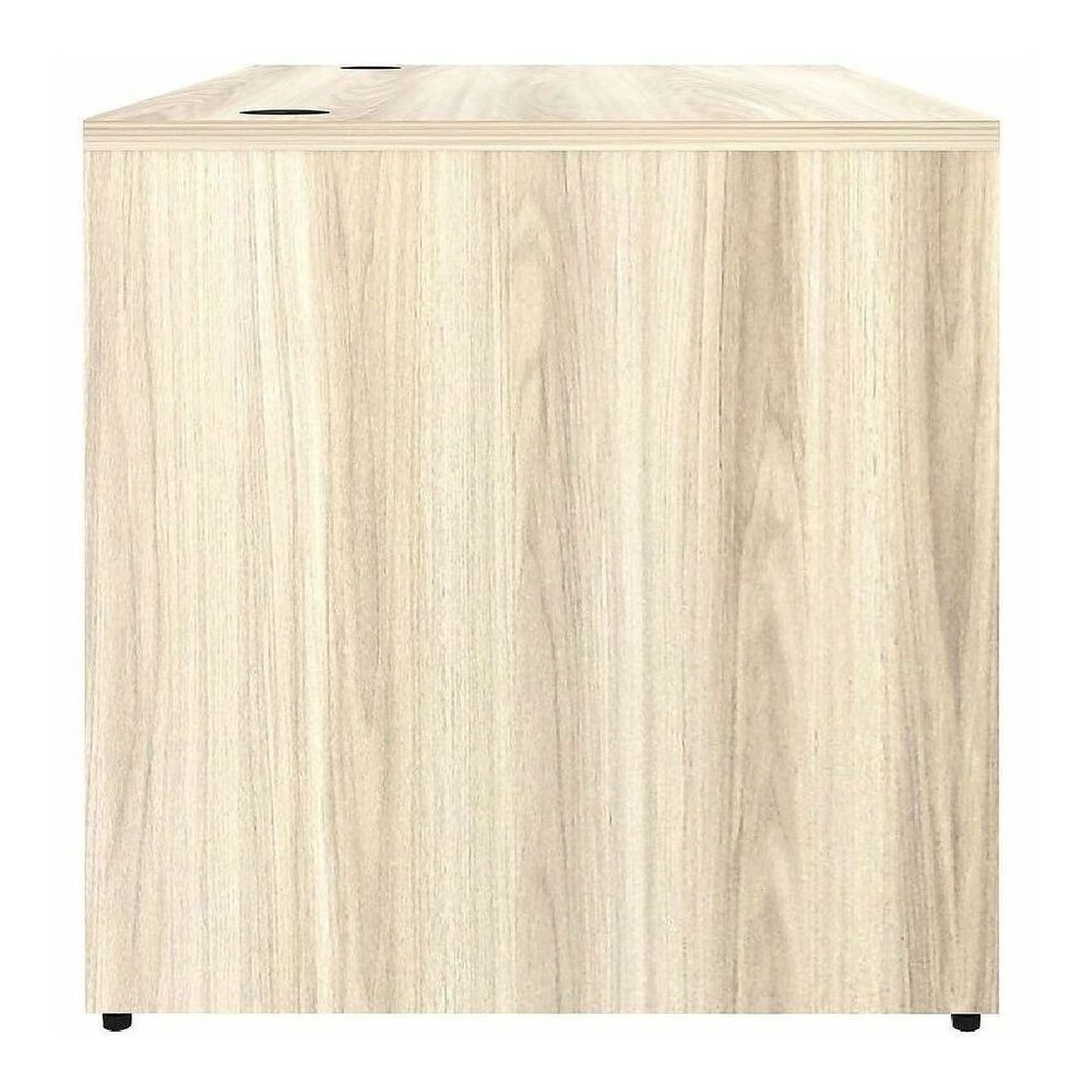 Lorell Essentials Retangular Desk Shell - Assembly Required - Modern Elm - 1 Each. Picture 10