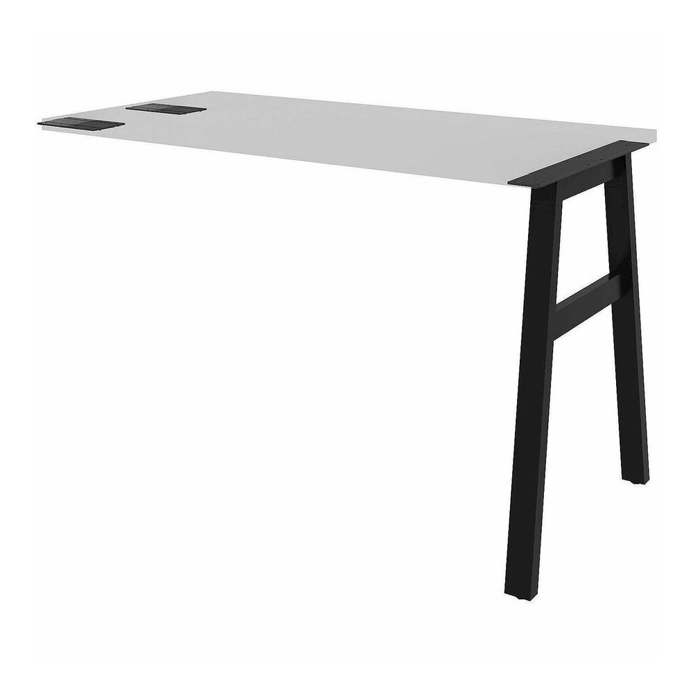 Lorell Adjustable Table Leg Bases & Returns - Assembly Required - Black - 1 / Each. Picture 12