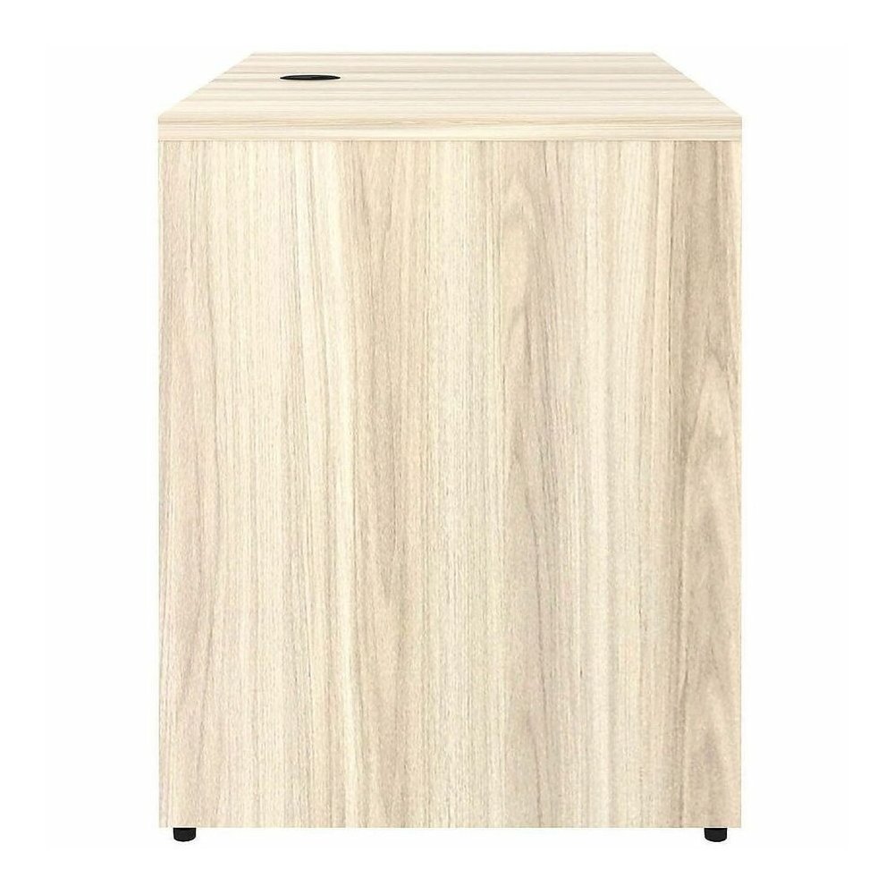 Lorell Essentials Rectangular Return Shell - Rectangle - 1" Thickness Table Top, 29.5" Height x 48" Width x 24" Depth Return Shell - Material: Laminate, Metal - Finish: Modern Elm - Laminate, Modern E. Picture 10