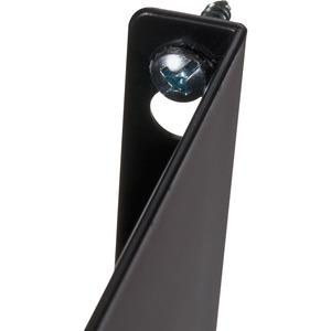 Officemate Mountable Wall File, Black, 2PK - 7" Height x 13" Width x 4.1" Depth - Black - Plastic - 2 / Box. Picture 3