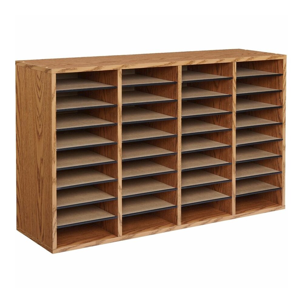 Safco Adjustable Shelves Literature Organizers - 36 Compartment(s) - 36 Shelf(ves) - Compartment Size : 2.50" x 9" x 11.50" - 24" Height x 39.30" Width x 11.75" Depth - Adjustable Compartment, Adjusta. Picture 3