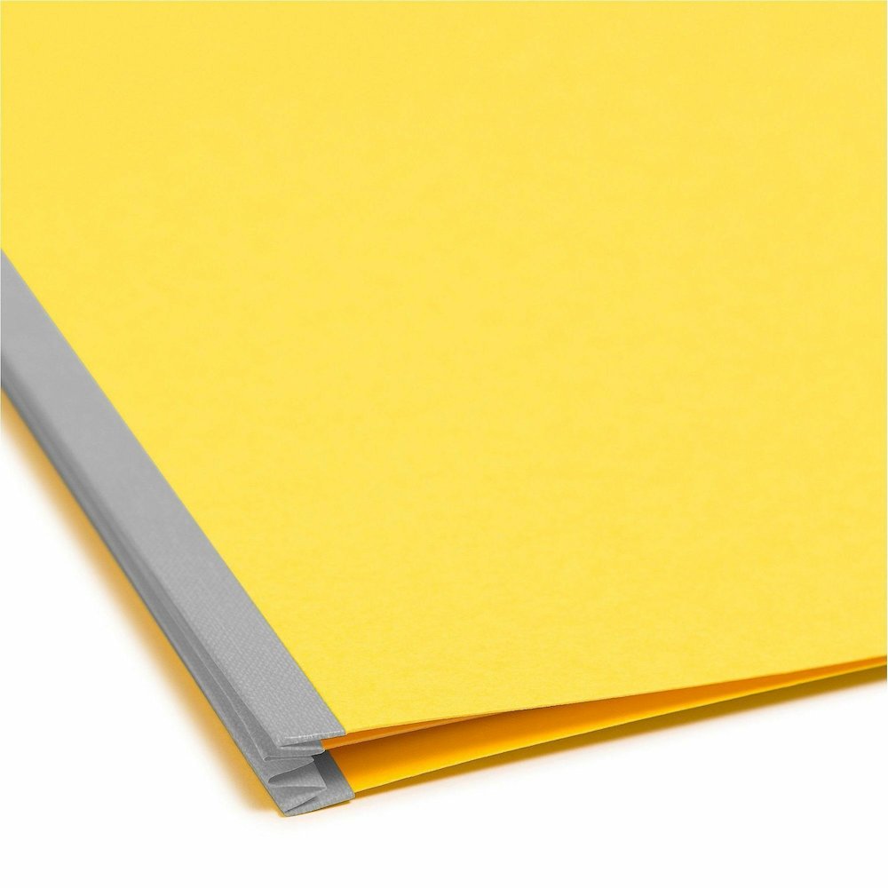 Smead Colored 2/5 Tab Cut Letter Recycled Classification Folder - 8 1/2" x 11" - 2" Expansion - 2 x 2B Fastener - 2" for Folder - Top Tab Location - Right of Center Tab Position - 1 Divider - 14 pt. -. Picture 8