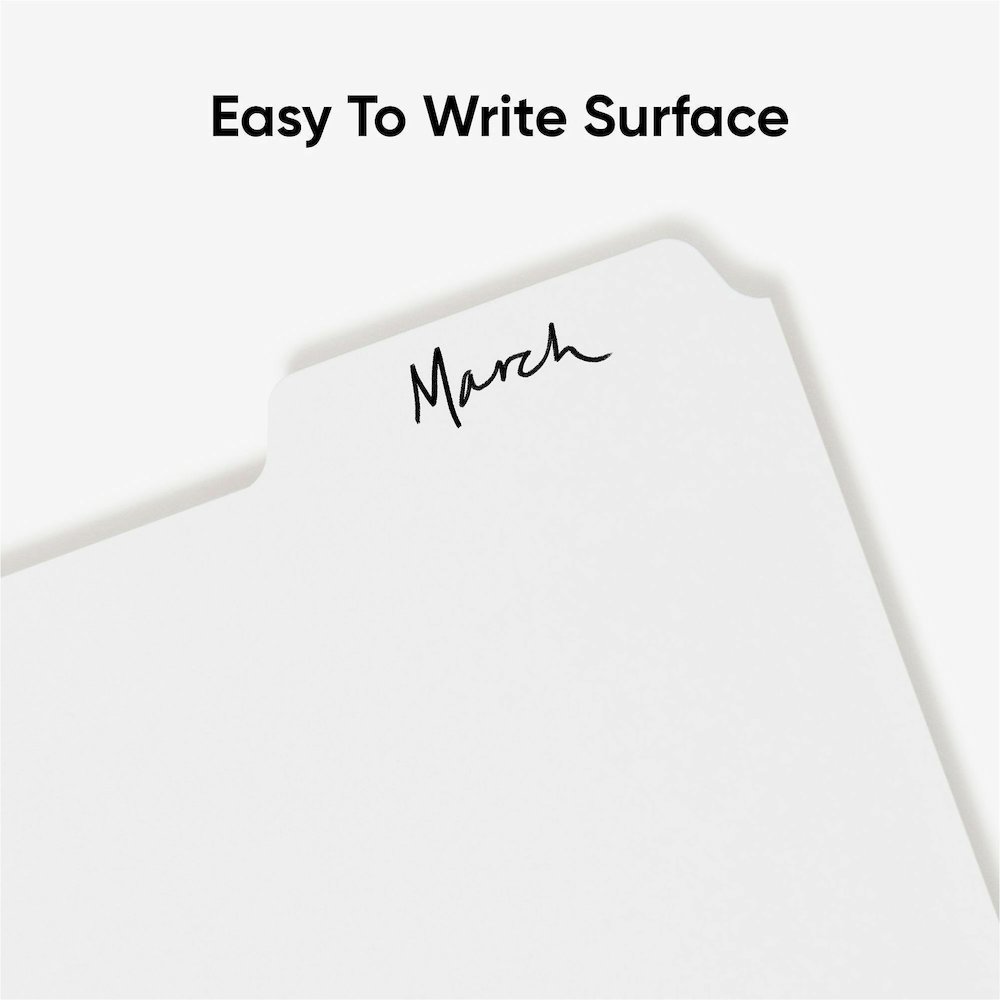 Smead Three-Ring Binder Index Dividers - 5 Tab(s)/Set - Letter - 8.50" Width x 11" Length - White Divider - 10% Recycled - Punched - 1 Box. Picture 8