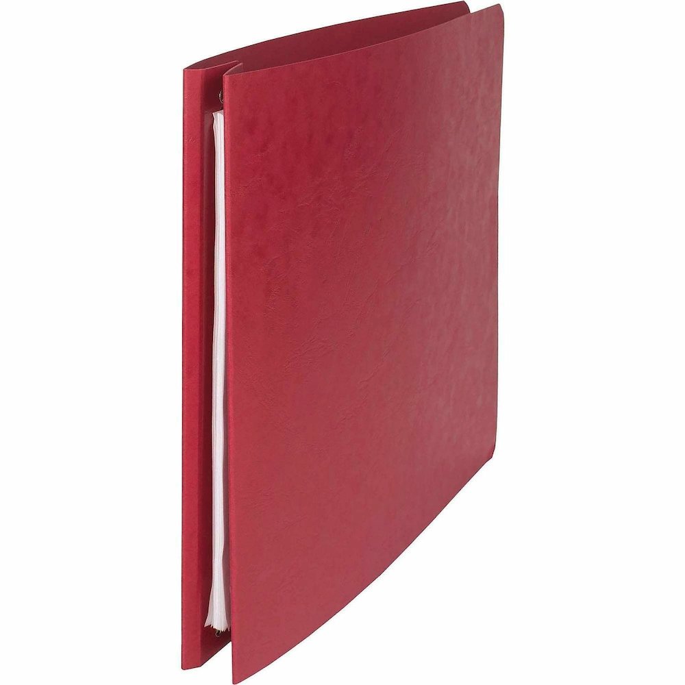 ACCO PRESSTEX Unburst Sheet Covers - 6" Binder Capacity - 9 1/2" x 11" Sheet Size - Executive Red - Recycled - Retractable Filing Hooks, Hanging System, Moisture Resistant, Water Resistant - 1 Each. Picture 7