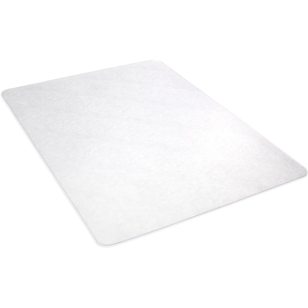 Lorell Chairmat - Hard Floor, Wood Floor, Vinyl Floor, Tile Floor - 60" Length x 46" Width x 0.095" Thickness - Rectangular - Vinyl - Clear - 1Each. Picture 8
