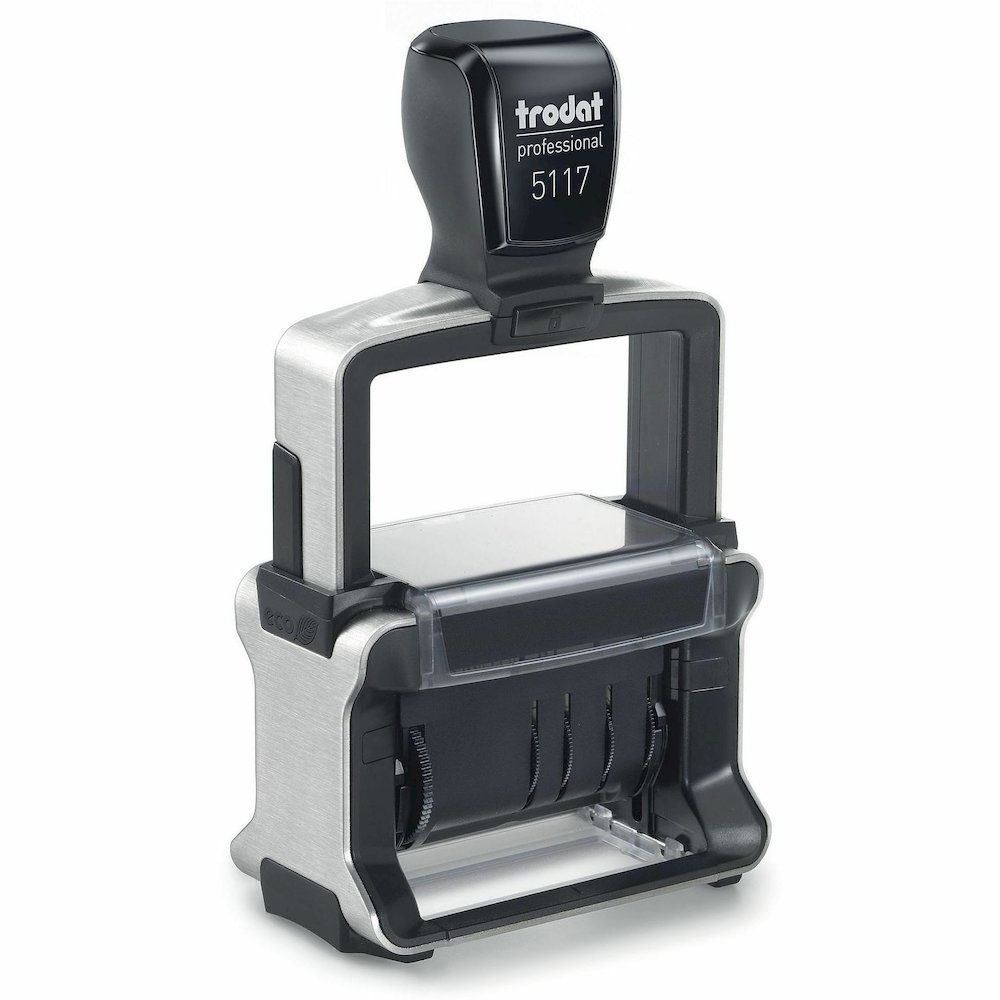 Trodat Professional 12 Message Date Stamp - Message Stamp - ANSWERED, BACKORDERED, CANCELLED, BILLED, RECEIVED, EMAILED, CHECKED, DELIVERED, ENTERED, PAID, SHIPPED, ... - 10000 Impression(s) - Black -. Picture 6