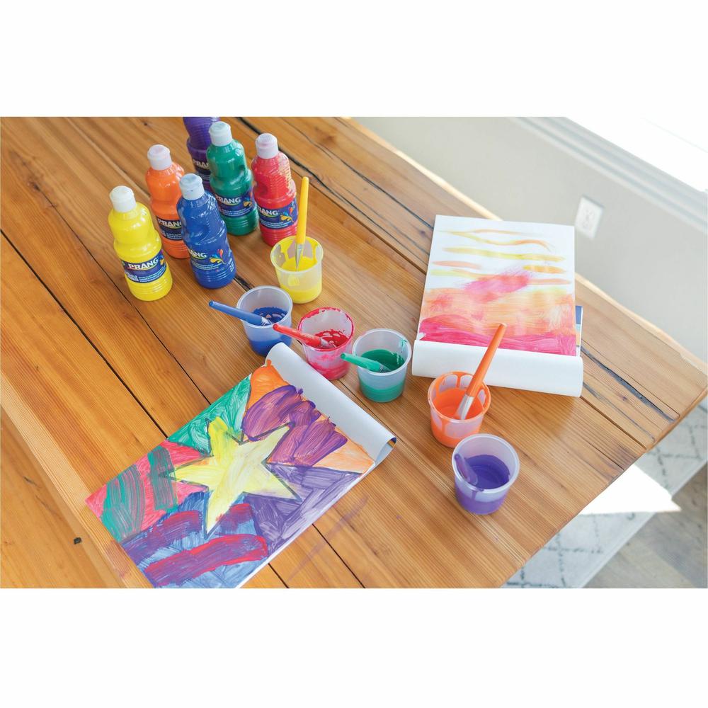 Pacon&reg; Creativity Street No-Spill Round Paint Cups With Colored Lids - 10 / Set - Assorted. Picture 5
