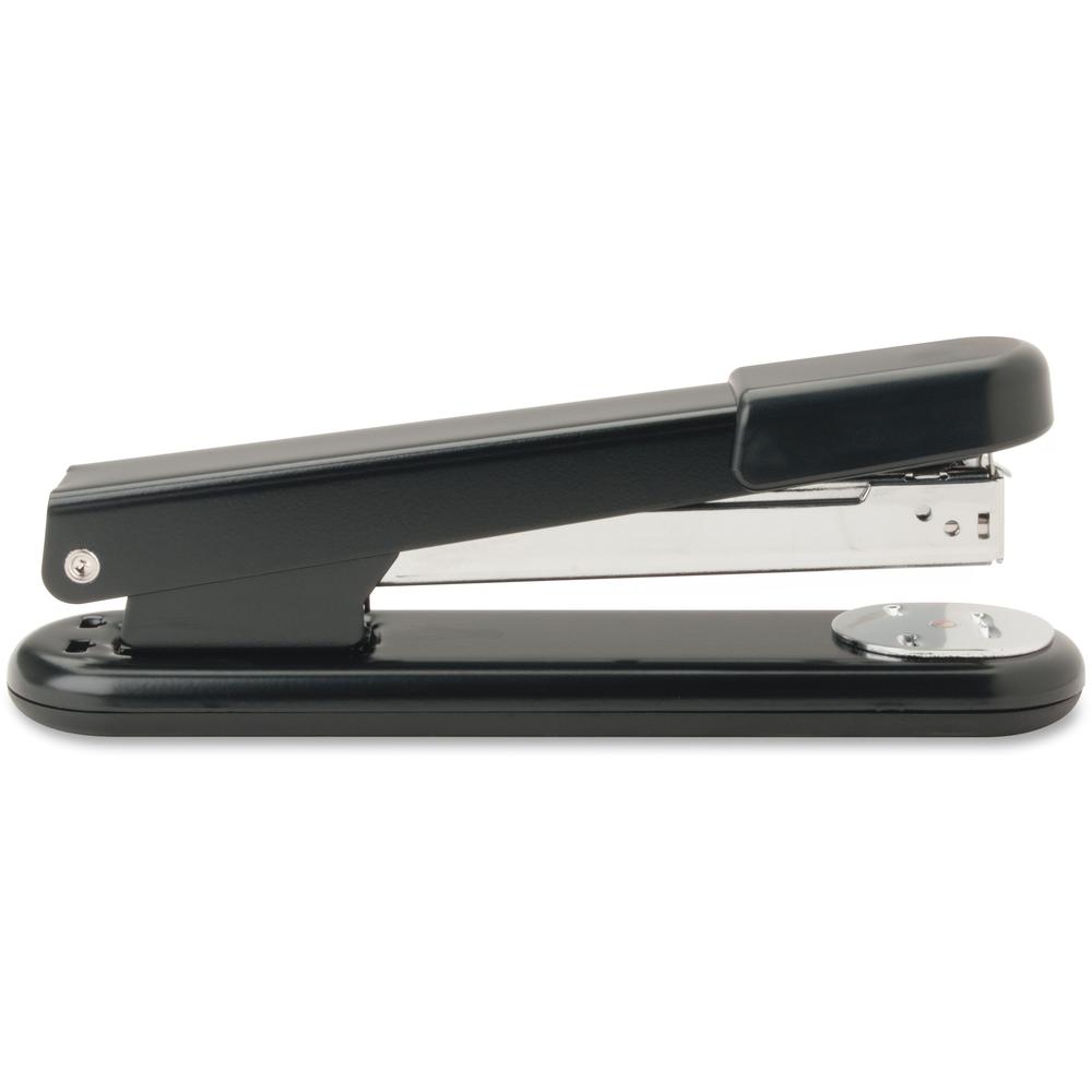 Business Source All-metal Full-strip Desktop Stapler - Staples Upto 20 Sheet of 20lb Paper - Holds Upto 210 Staple - Full Strip - Staple Size: 0.25" - Black - Metal, Acrylonitrile Butadiene Styrene (A. Picture 3