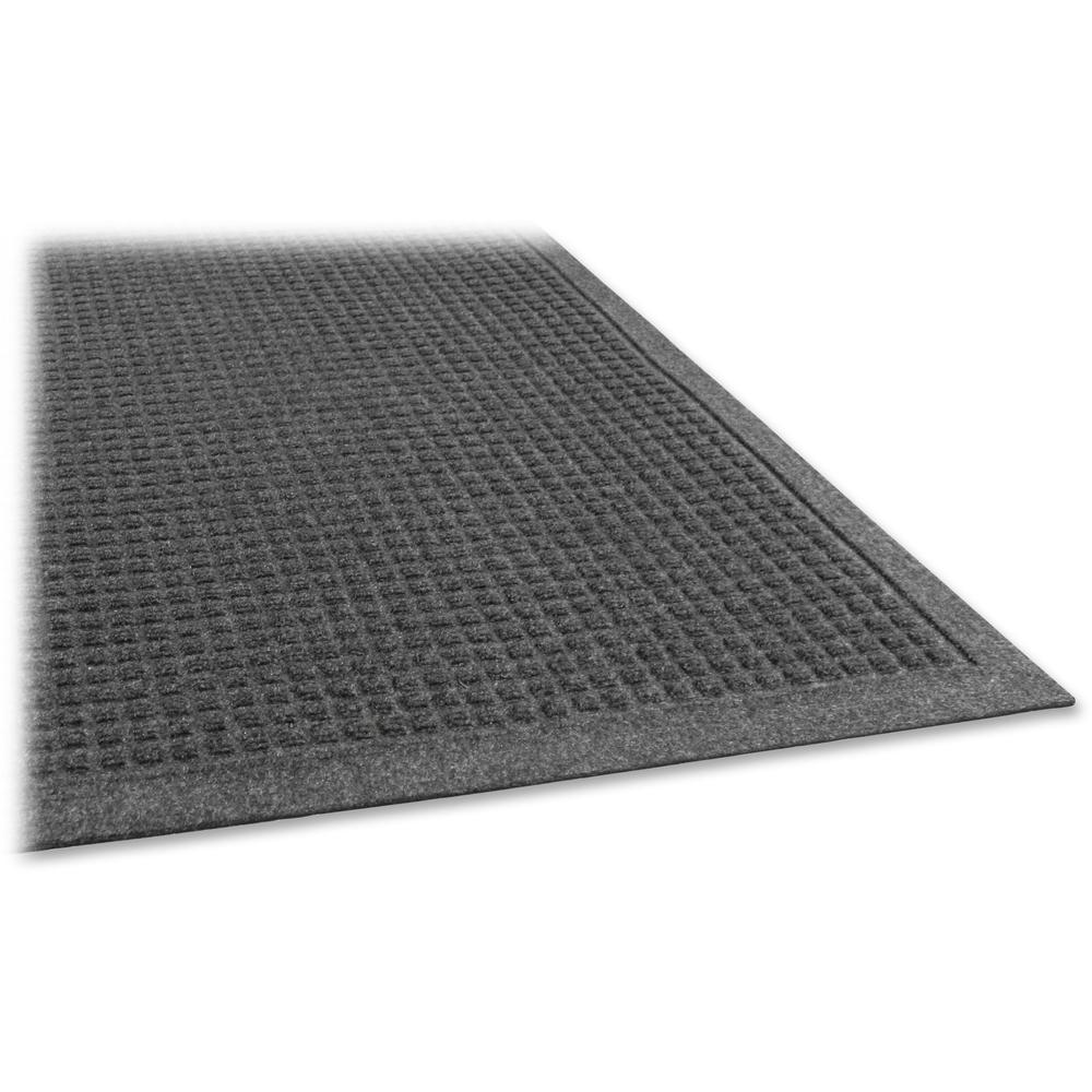 Guardian Floor Protection EcoGuard Floor Mat - Indoor, Outdoor, Carpeted Floor, Hard Floor - 36" Length x 24" Width - Rectangular - Rubber - Charcoal - 1Each. Picture 2