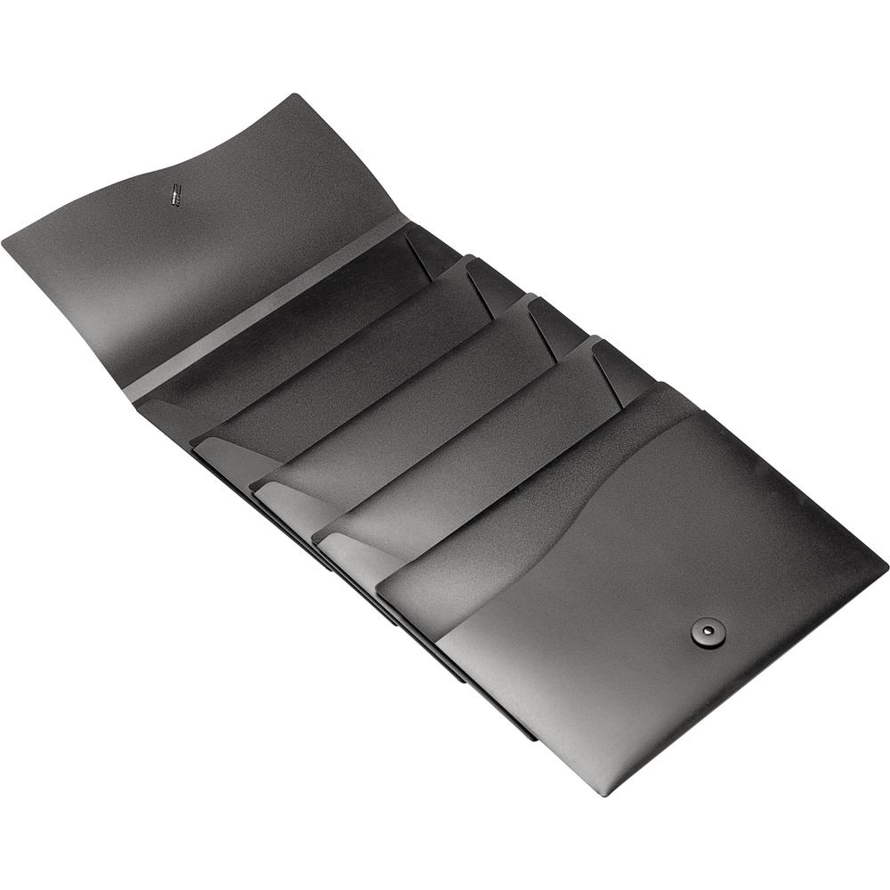 Avery&reg; Letter Expanding File - 8 1/2" x 11" - 200 Sheet Capacity - 5 Pocket(s) - Black - 1 Each. Picture 5