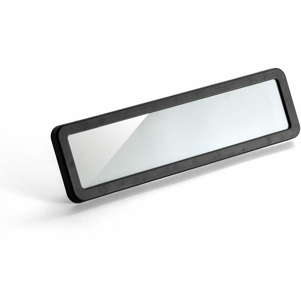Lorell Recycled Cubicle Nameplate - 1 Each - 0.9" Width x 2.7" Height - Wall - Plastic - Black. Picture 7