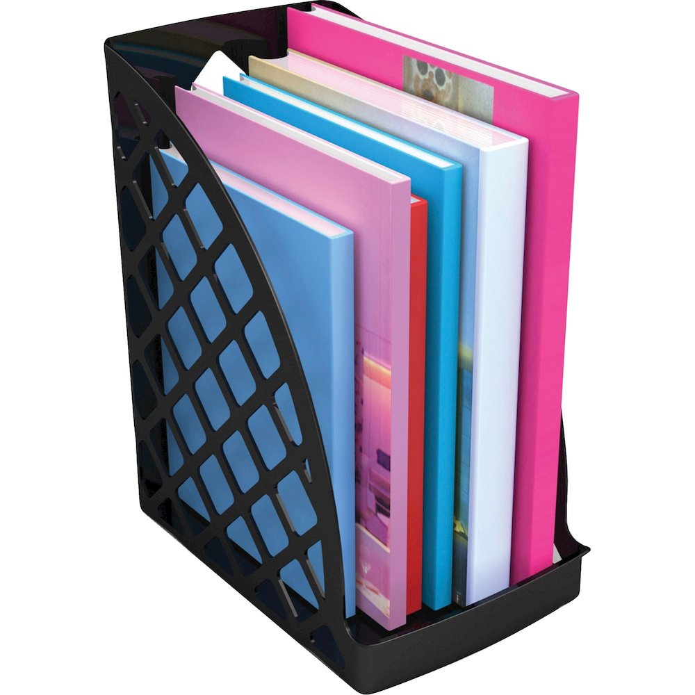 Deflecto Sustainable Office Magazine File - Black - 1 Each. Picture 7