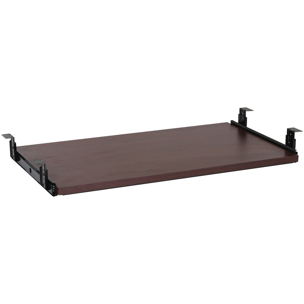 Lorell Universal Keyboard Tray - 25.6" Width x 15.1" Depth - Mahogany - 1 Each. Picture 9