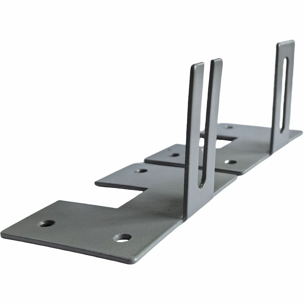 Lorell Panel System Wall Brackets - 2.50" Width x 3.75" Depth x 2.50" Height - Aluminum - Aluminum - 1 Set. Picture 10