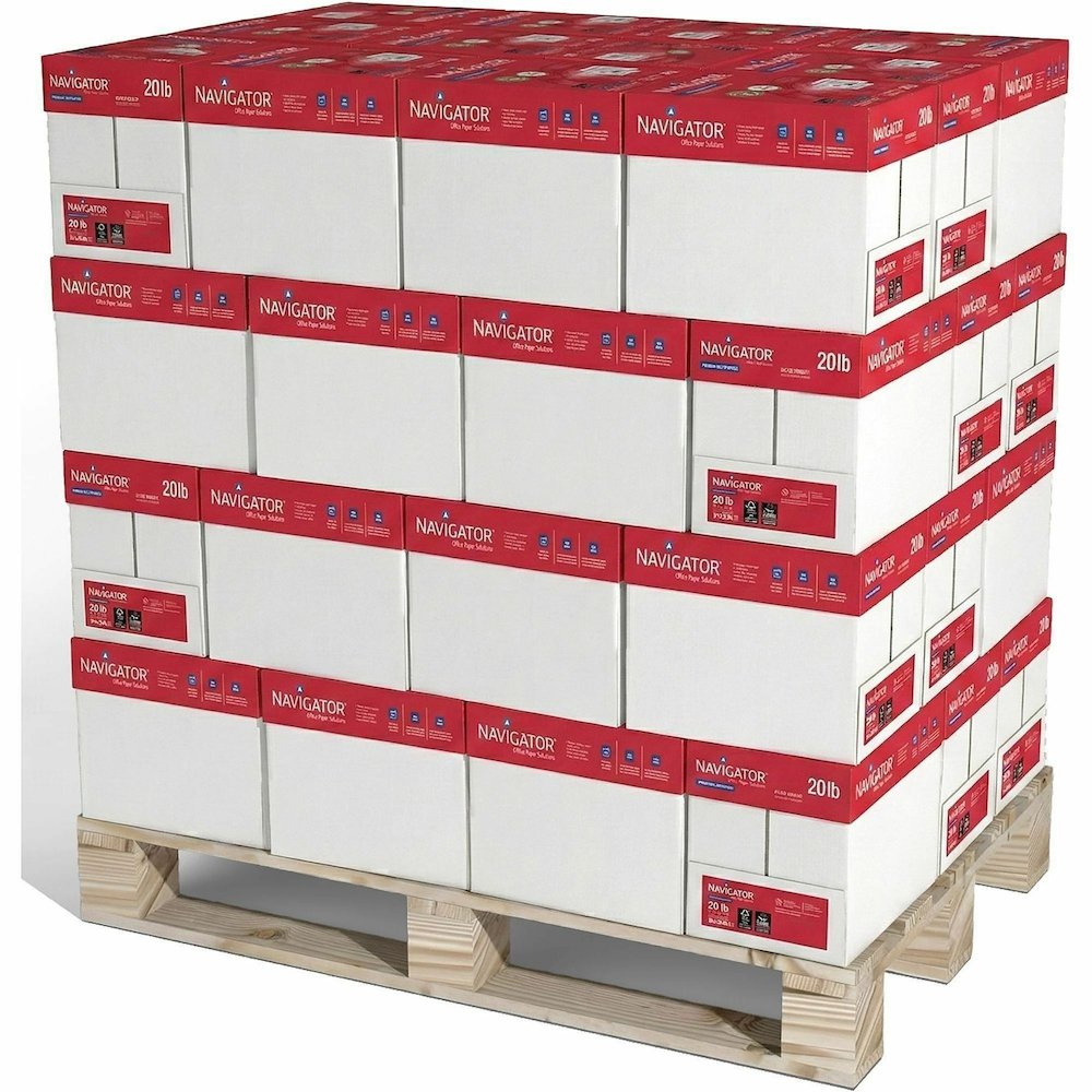 Navigator Premium Multipurpose Trusted Performance Paper - Extra Opacity - White - 97 Brightness - Letter - 8 1/2" x 11" - 20 lb Basis Weight - White - 500 Sheets per Ream - 40 / Pallet. Picture 9