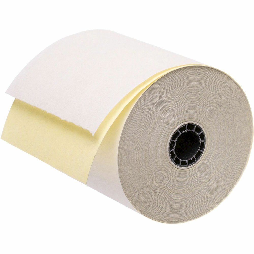 Business Source 2-part Carbonless Cash Register Rolls - 3" x 90 ft - Sustainable Forestry Initiative (SFI) - White - 50 / Carton. Picture 12