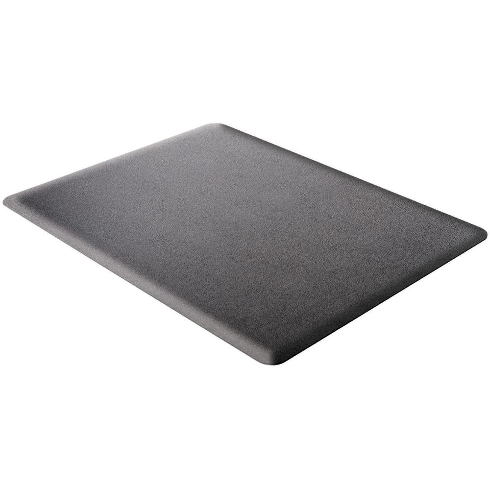 Deflecto Ergonomic Sit-Stand Chair Mat for Multi-surface - Workstation - 53" Length x 45" Width x 0.800" Depth - Rectangular - Foam - Black - 1Each. Picture 3