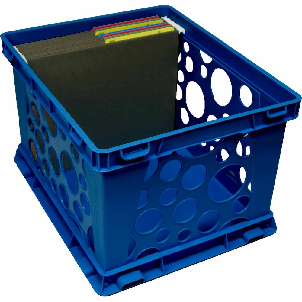Storex Premium Storage Case - Internal Dimensions: - External Dimensions: Height17.3" Length x 14.3" Width x 10.5" Height - Media Size Supported: Legal, Letter - Rugged - Stackable - Assorted Bright -. Picture 8